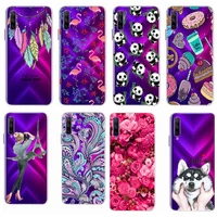 artistic painting soft sliicone phone case for huawei honor 9x pro shockproof cover case for honor 9x pro hlk l41 hlk l42 6 59