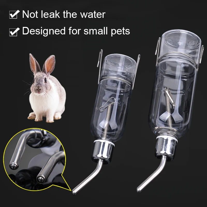 

Water Feeder Bottle Hanging Drinking Fountain For Pet Small Animal Rabbits Hamster TN99
