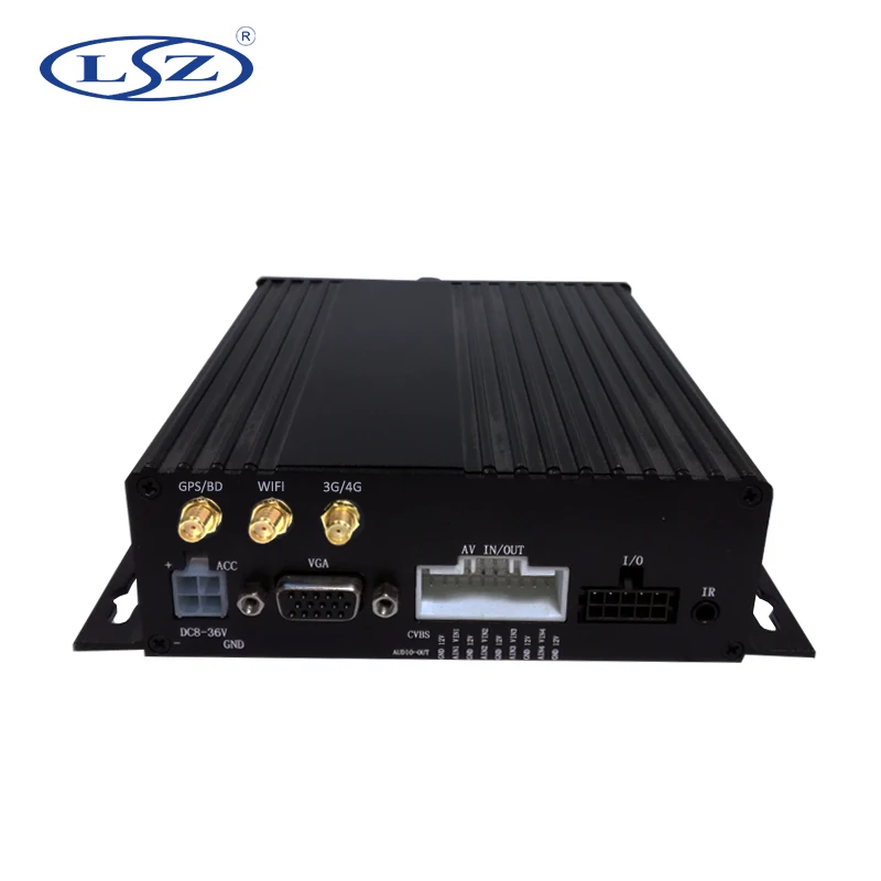 AHD 1080P двойная SD-карта школьный автобус прицеп грузовик такси автомобиль 4Ch