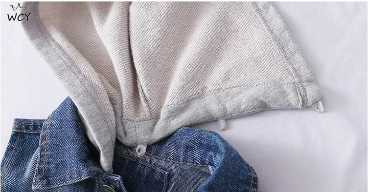 Джинсовая куртка с капюшоном жилеты детская мода 2019 Осенний жилет без рукавов