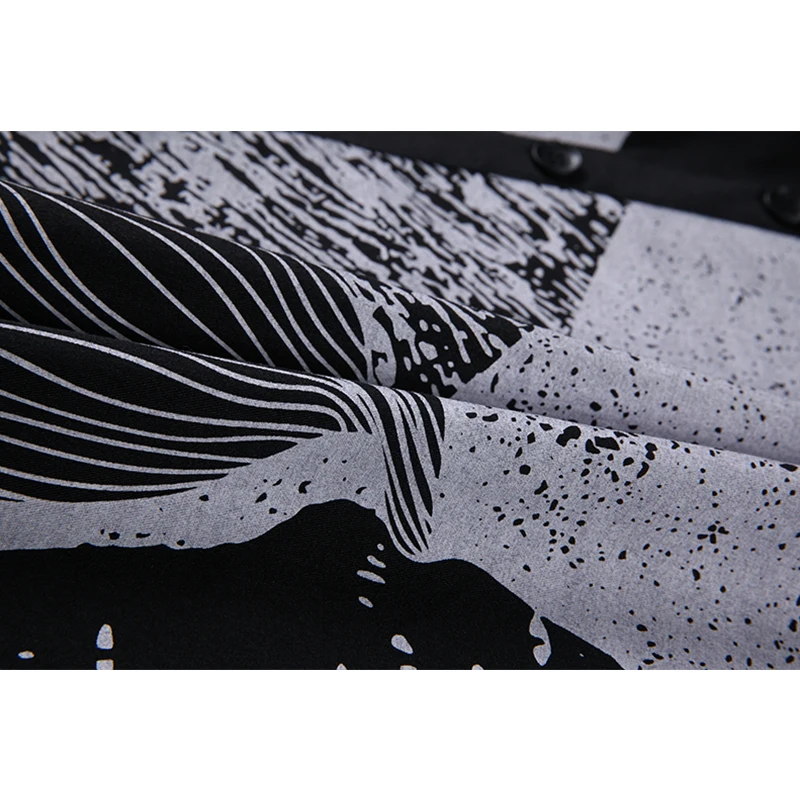 

Plus Size Mini Skirt Women Loose Design Print Black Fashion Skirt Lady Spring 2021 Chic Single Breasted Casual Bottoms Skirts