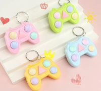 mini handheld game player toy game player keychain small toys for children fashionable keychain for backpack