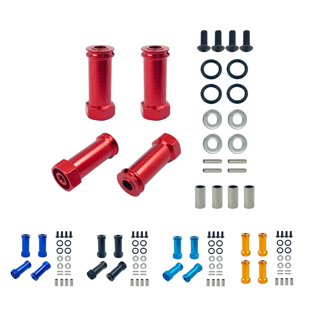 12 мм Алюминий колеса с шестигранной концентратор адаптеры длиной 30 адаптер