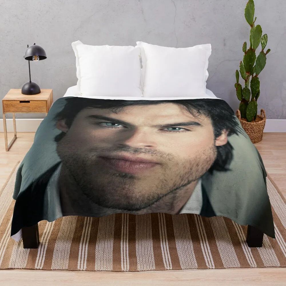 

Ian Soft Warm Coral Fleece Blanket Winter Sheet Bedspread Sofa Throw Light Mechanical Wash Flannel Blankets
