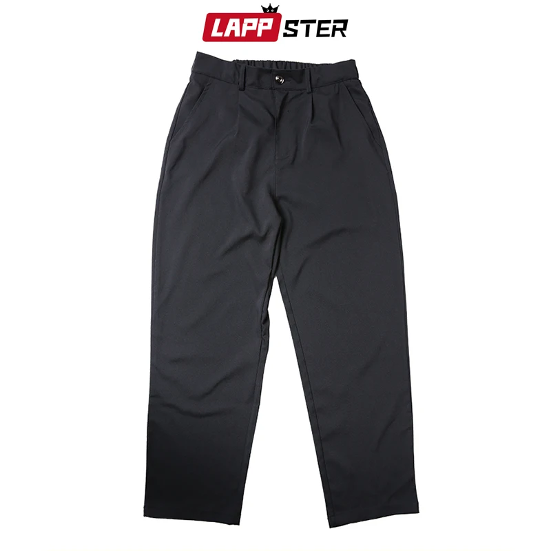 LAPPSTER Мужские Streetwear бегуны Брюки 2019 Mens Hip Hop Black Тренировочные штаны мужчины