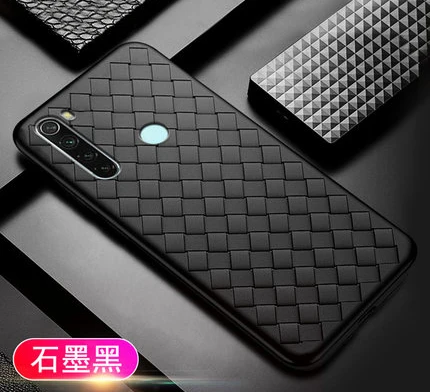 black Для Xiaomi redmi note 8T чехол Роскошный BV сетчатый тонкий мягкий защитный чехол на заднюю панель для Xiaomi redmi note 8t - Цвет: black