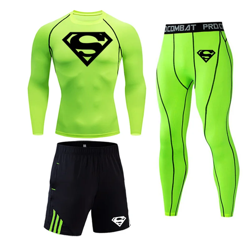 Фирменные компрессионные колготки с логотипом одежда для бега мужские