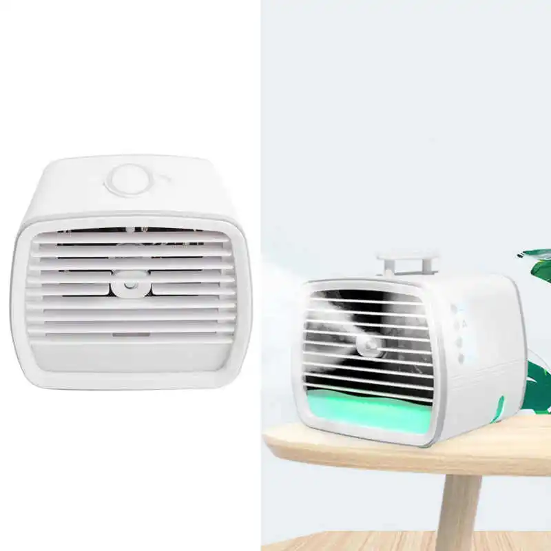 

Wall Fan 480ml Water-Cooled Air Cooler Humidifier Portable USB Powered Air Cooler With Night Light Air Conditioning For Home