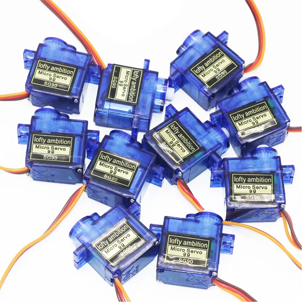 5 шт./лот микро сервопривод SG90 3 8 4 в 9 г с пластиковой шестерней для Arduino