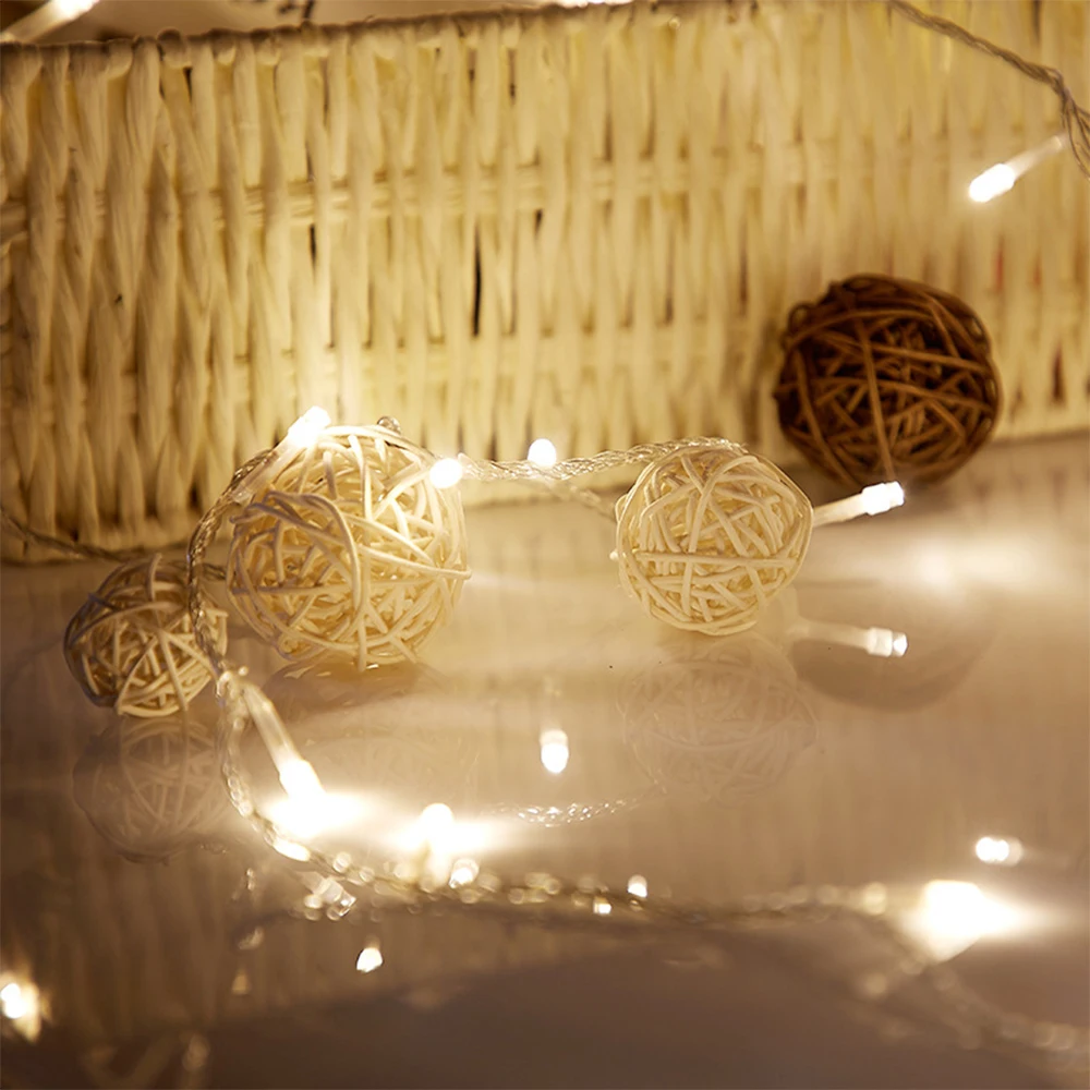 Светодиодный светильник с медной проволокой батарея Рождественский Сказочный