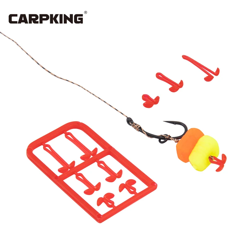 

CARPKING Stopper for Fishing Extented 6 Pellet Bait Stop One Card Carp Tackle Red Boilie Inserts Hair Rigs Pop Up Accessories