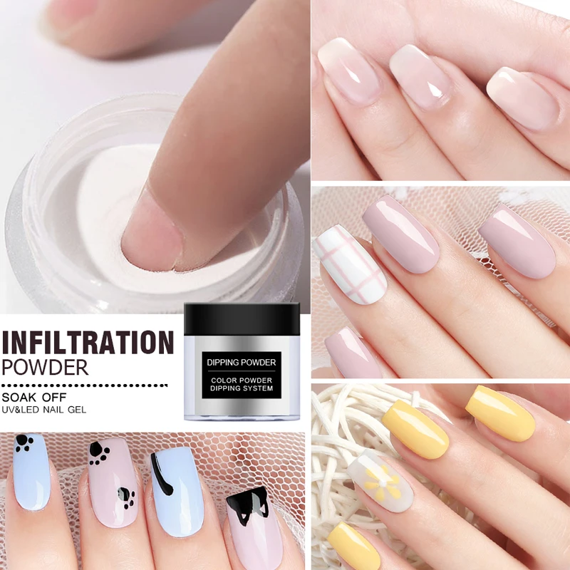 Порошок для ногтей с блеском Huration лазерная пудра без лампы быстросохнущая