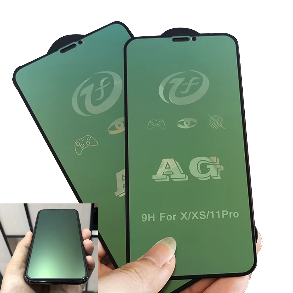 21D антибликовое закаленное стекло матовая пленка для iPhone 11 Pro Max защита экрана