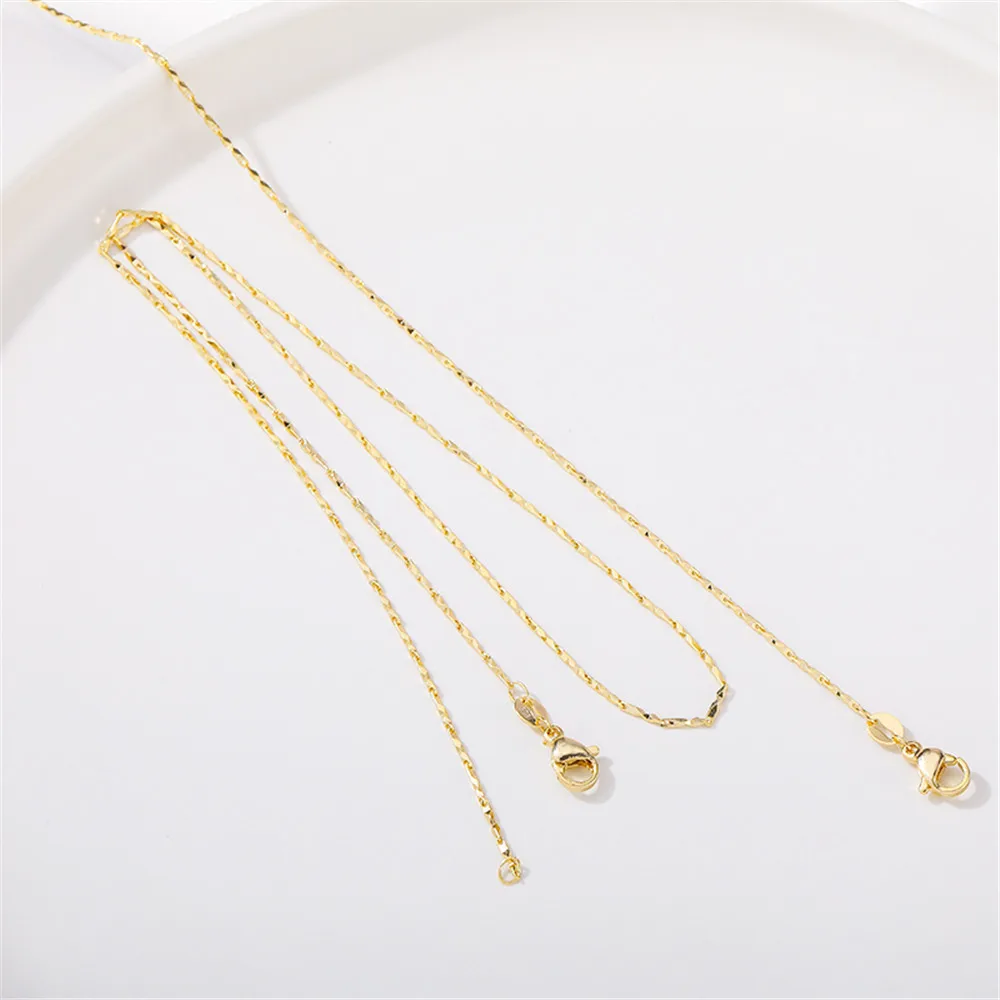 

14k Gold covered sky star necklace clavicle chain hand DIY made Bracelet extension chain jewelry material accessories