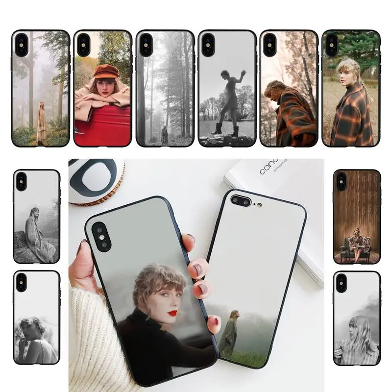 

Folklore Phone Case For iPhone 11 8 7 6 6S Plus X XS MAX 5 5S se 2020 11 12pro max iphone xr case