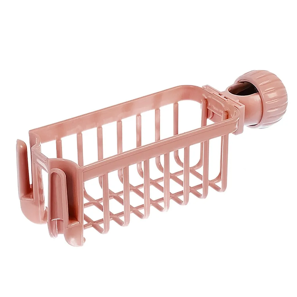 

Kitchen Sink Faucet Sponge Soap Cloth Rack Storage Organizer Holder Shelf Kitchen Cabinet Storage Organizador Cocina