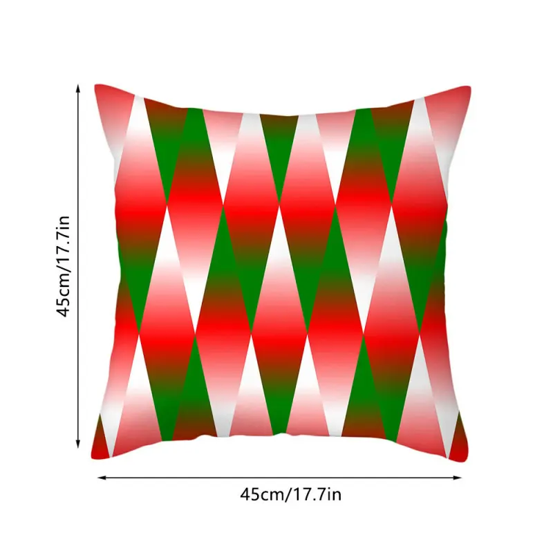 

Christmas Decorative Throw Pillows Christmas Red Green Plaid Pattern Pillows Cover Home Decor for Living Room Bedroom Sofa Chair