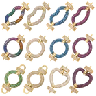 Juya DIY золотые застежки соединители застежки аксессуары для ручной работы сетки цепи Подвески Браслеты Ожерелье Изготовление ювелирных изделий