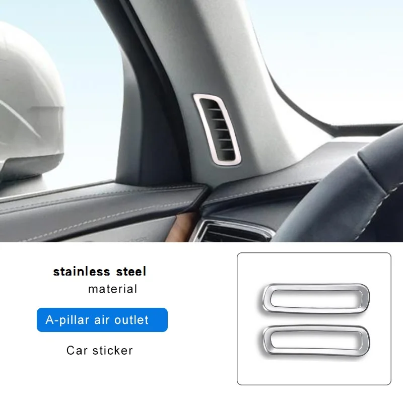 

ABS/нержавеющая сталь для volvo v90 s90, аксессуары 2017, 2018, 2019, 2020, 2021, 2022, 2023, стикер для украшения автомобиля, молдинг интерьера