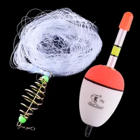 copper spring shoal fishing net with night luminous beads ball bearing solid ring fishing connector freshwater fishing tackle