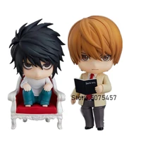 10cm death note anime figure 1160 yagami light action figure death note yagami light 1200 l lawliet figurine model doll toys