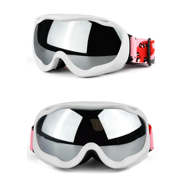 Зимние ветрозащитные лыжные очки двухслойные защитные для сноуборда анти УФ