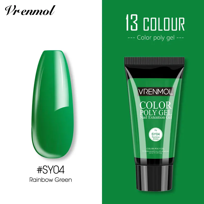 30ml SY04 Vrenmol, не очищающее верхнее покрытие, верхнее покрытие, Базовое покрытие, основа, грунтовка, Гель-лак для ногтей, УФ светодиодный Гель-лак, впитывающий Гель-лак - Цвет: 30ml SY04
