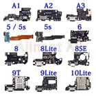 Гибкий USB-кабель с разъемом для зарядного устройства Xiaomi Mi 5, 5s, 6, 6, x, 8, 8SE, 9, 9T, 9SE, 10, A1, A2, A3 Lite Plus Pro, микрофон