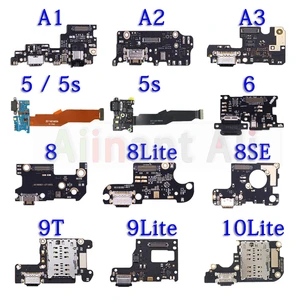 Гибкий USB-кабель с разъемом для зарядного устройства Xiaomi Mi 5, 5s, 6, 6, x, 8, 8SE, 9, 9T, 9SE, 10, A1, A2, A3 Lite Plus Pro, микрофон