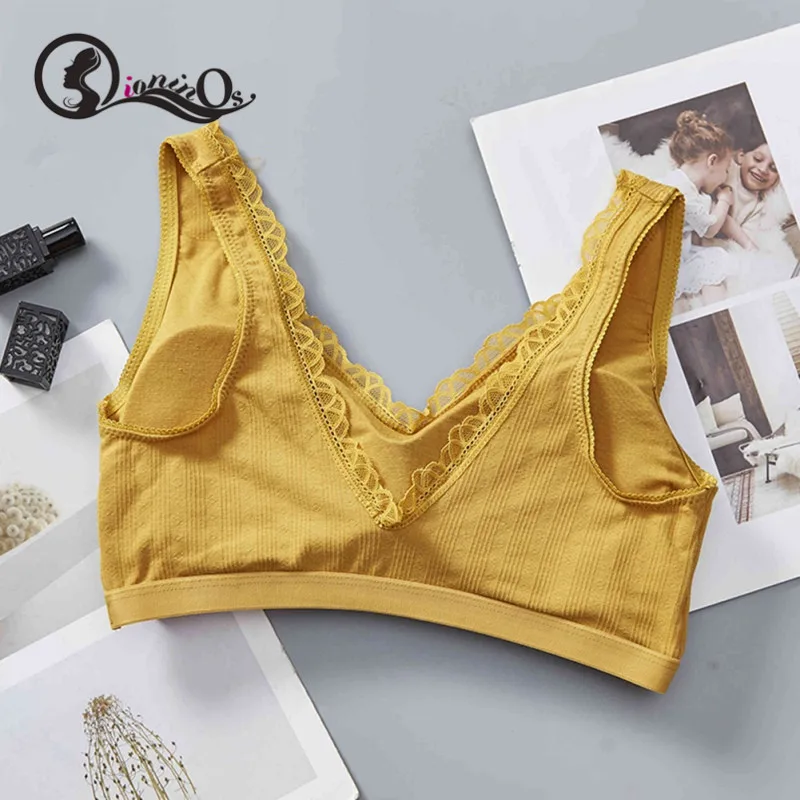 

Bralette Seamless Lace Girl Women Bra Solid Wireless Thin Underwear Sexy Lingerie Soft Bras For Women Girl Hot