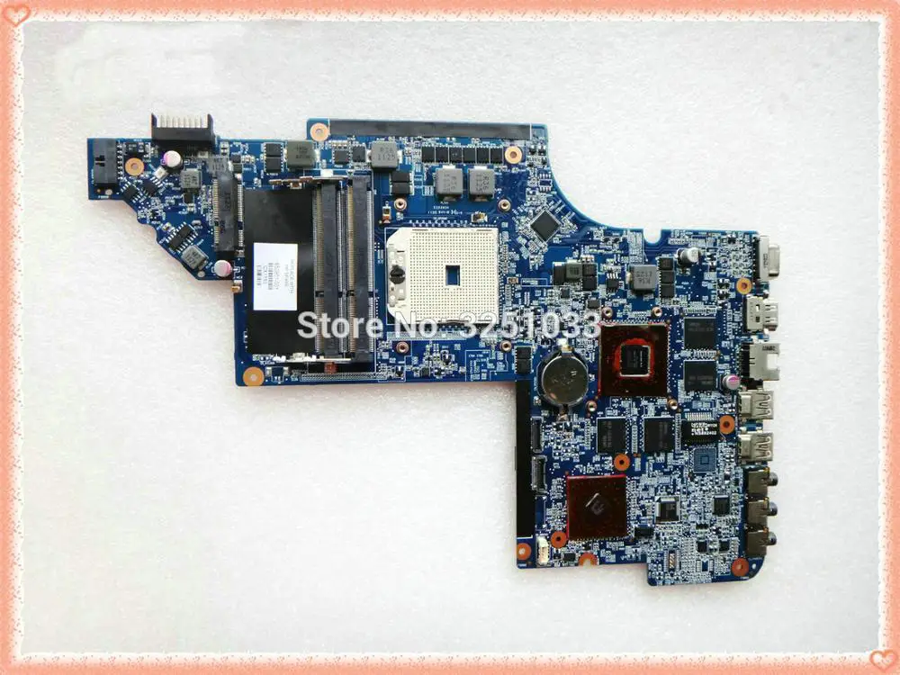 650851-001 для ноутбука HP PAVILION DV6-6000 ПК материнская плата DV6-6100 HD6750/1G 100% тест |