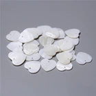 Подвеска из натурального белого жемчуга в форме сердца, 12-20 мм