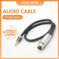 3 5 mm jack microphone audio splitter cable microphone aux extension cable audio cable suitable for computer speakers