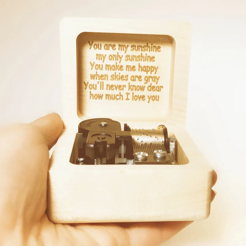 Деревянная заводная Музыкальная шкатулка The Forrest Gump тематические подарки для