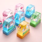 Детская Милая фотобумага для одежды, почтовая печать, рыба, дельфин, кролик, динозавр, свинья, тканевая наклейка с именем