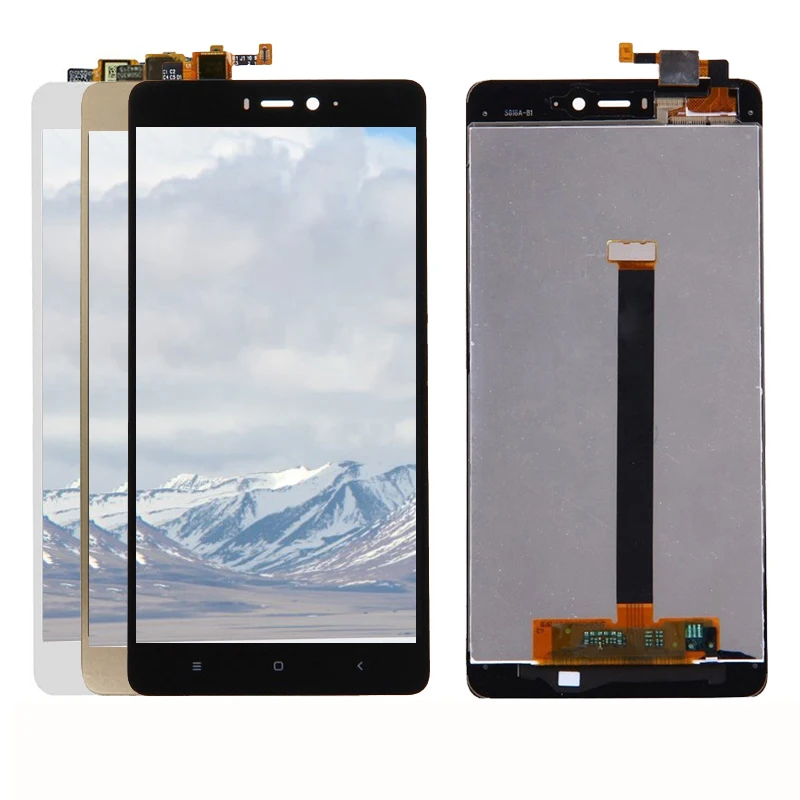 ЖК дисплей для Xiaomi 4s Mi Mi4s дигитайзер сенсорная панель датчик в сборе запасные