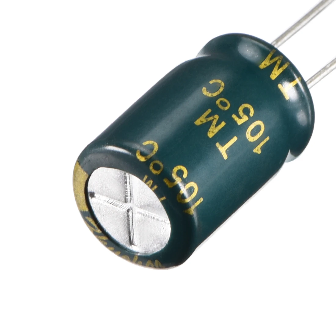 

uxcell 80pcs Aluminum Radial Electrolytic Capacitor Low ESR Green 10uF 400V 105 Celsius Life 3000H 8x12mm High Ripple Current
