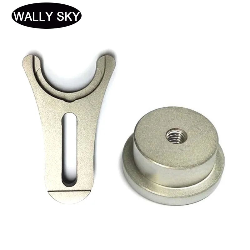 Вилка пластина жесткий алюминиевый сплав полюс разъем из нержавеющей стали база