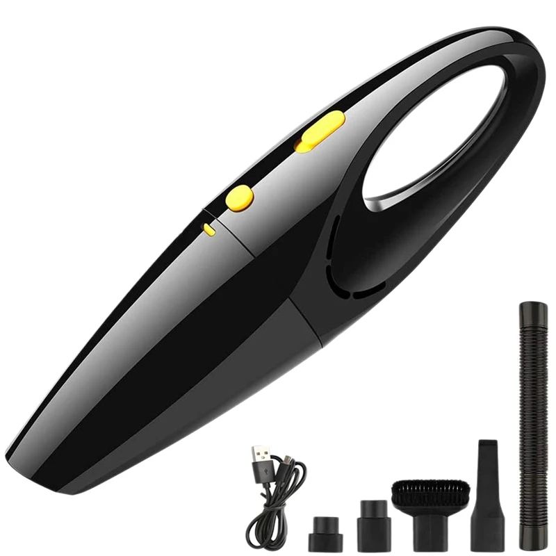 

Wireless Charging Handheld Household Vacuum Cleaner 60W Portable Car Vacuum Cleaner, Mini Wet and Dry Vacuum Cleaner