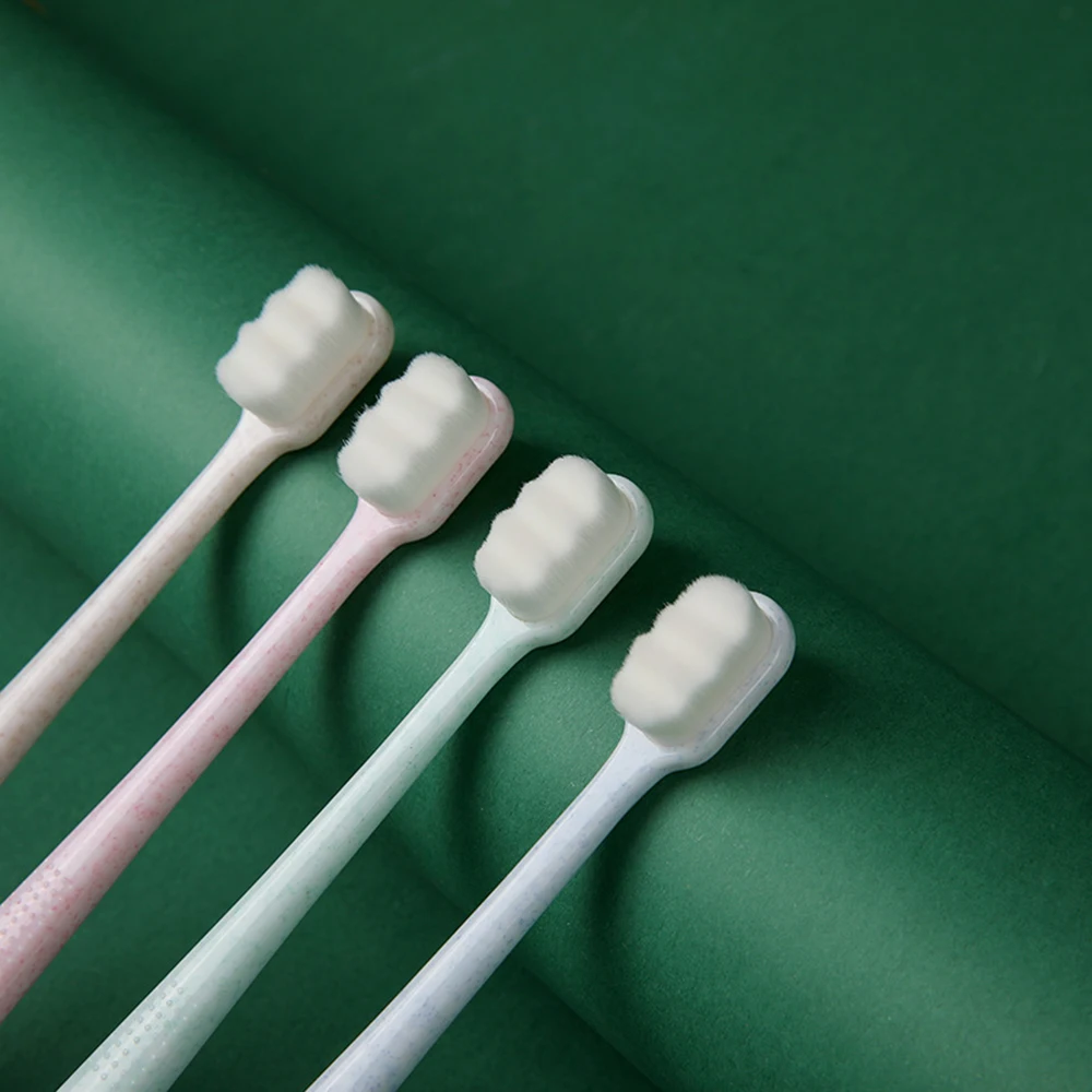 

Kid Nylon Bristles Toothbrush Heads Stain Plaque Removal Toothbrush Head Replacement For Toothbrush Oral Deep Cleaning