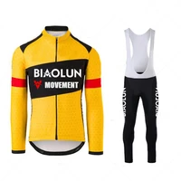 pro team racing long sleeve cycling jersey suit mtb bicycle clothing bike sports clothes anti swea maillot ropa ciclismo for man