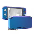 Экстремальный Хамелеон Фиолетовый Синий глянцевый самодельный сменный корпус с защитной пленкой для NS Switch Lite
