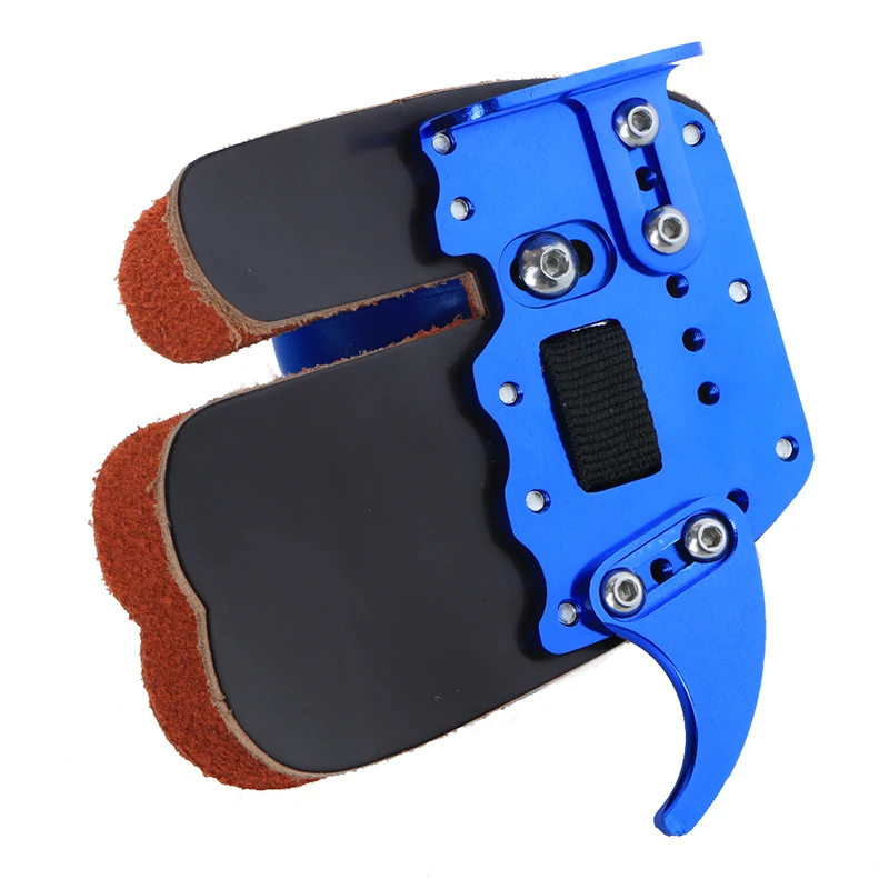 1PC Toparchery New Imitation Cowhide Archer Finger Guard Blue/Black/Red Protect Shooting Archery Hunting Accessories | Спорт и