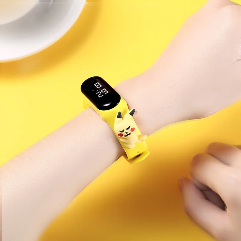 

New Cartoon Electronic Watch LED Touch Waterproof Wristband Watch Cute Digital Bracelet for Girls Boys Children Watch Relogio