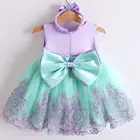 Праздничное платье для девочек на шнуровке костюм принцессы костюм с пышной юбкой карнавальный костюм платье принцессы для маленьких девочек на Рождество для маленькой девочки ясельного возраста, хит продаж 2021