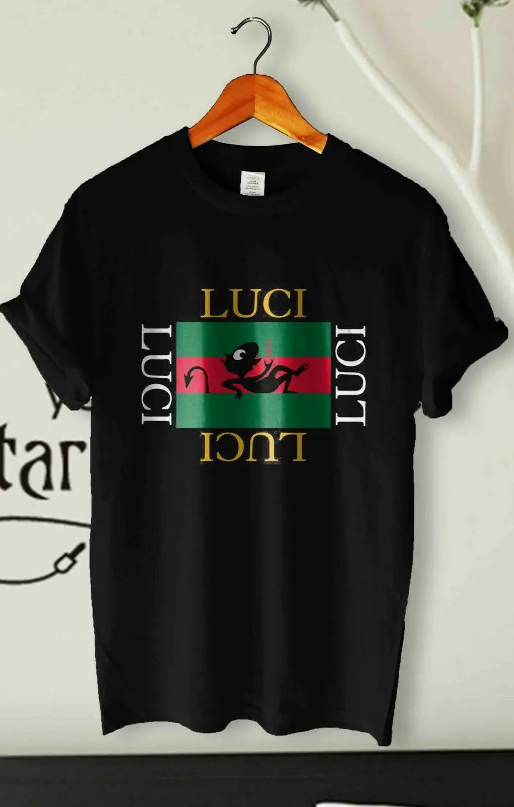 Luci Disenchantment пародия бренд класса люкс Париж забавная Футболка мужская забавная унисекс