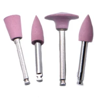 4pcslot dental resin polishing silicone rubber grinding heads for low speed handpiece contra angle kit ra0309 composite