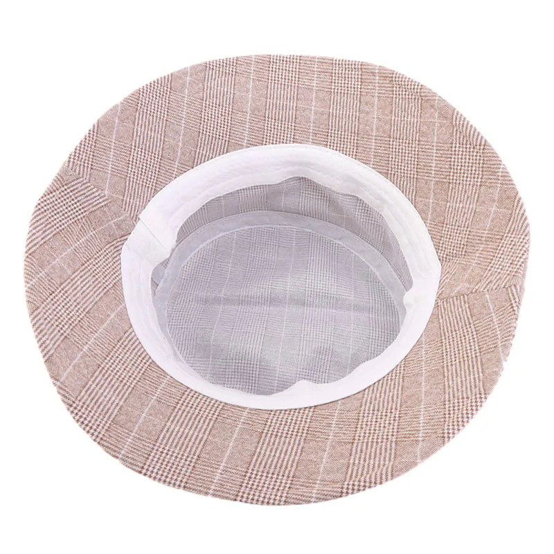 2020 Новинка шапка Панама на открытом воздухе в полоску красного и розового цвета