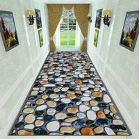 3d cobblestone corridor carpet soft flannel bedroom carpet entrance door mat modern flower area living room carpet 80 200
