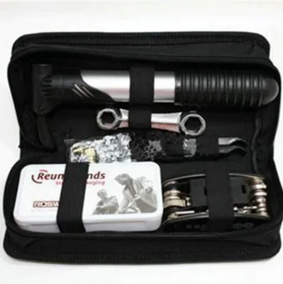 Набор для ремонта велосипедов комплект гаечных ключей с насосом шин